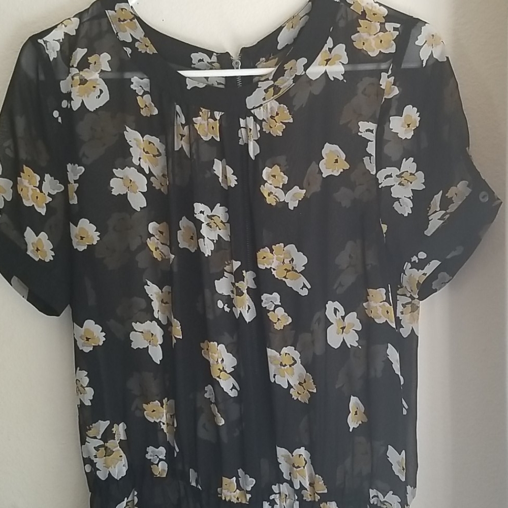 Black Floral Dress